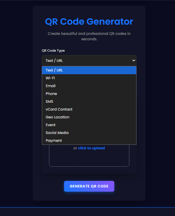 QR Generator Screenshot 9